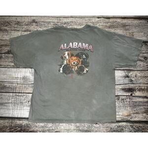 Vintage Alabama Crimson Tide Hunting Team T Shirt XXL Dogs Y2K